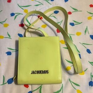 Jacquemus Neon Yellow Mini Bag